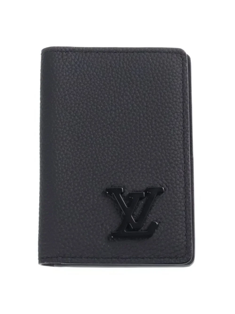 Louis Vuitton Aerogram Pocket Organizer Card Case Holder Black